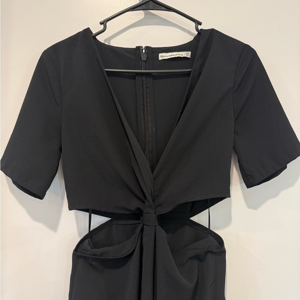 Abercrombie and Fitch Black Cut Out Dress